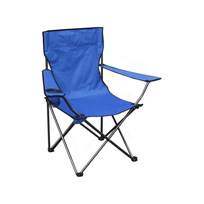 Outdoor Folding Lounge Chair – Portable Beach & Camping Chair with 600D Oxford Fabric, Sponge Cushion, Alloy Frame & Carry Pouch