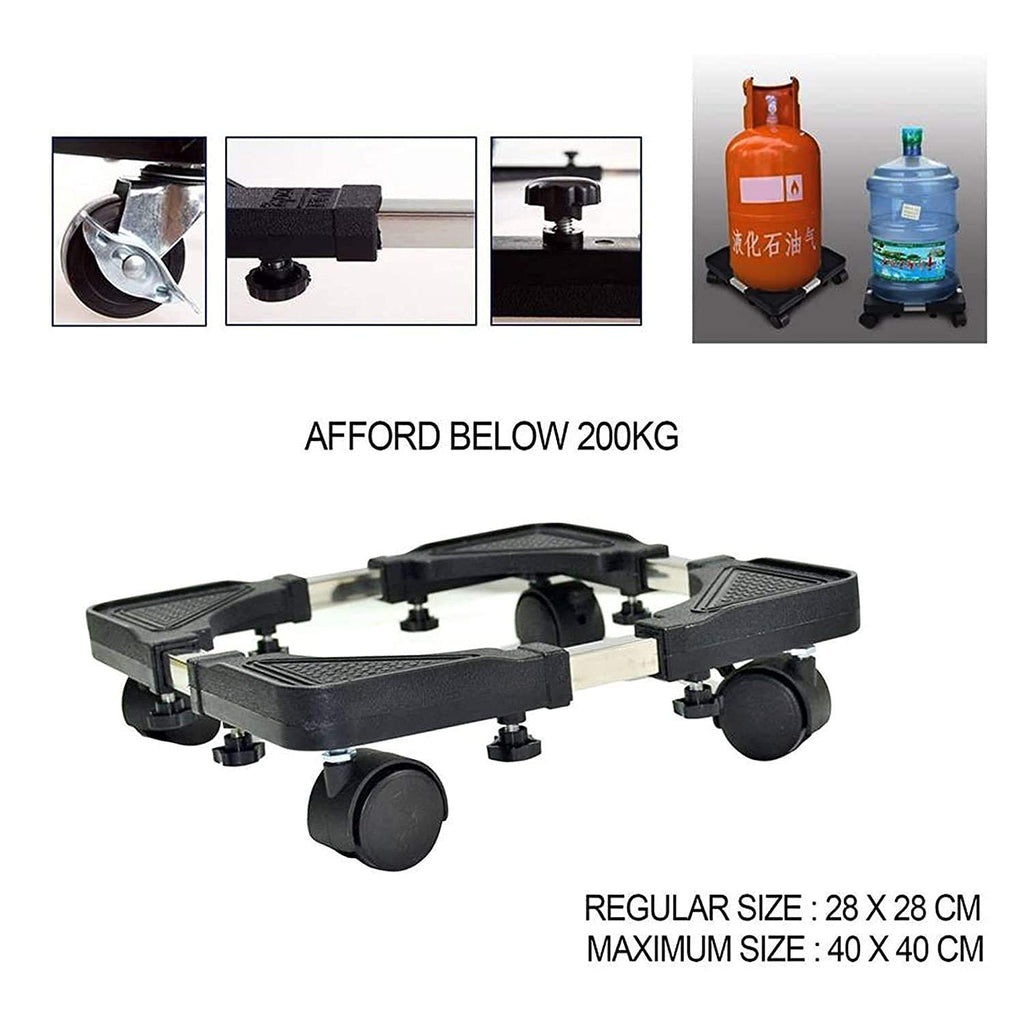 Multifunctional Movable Base Stand for Washing Machines & Refrigerators