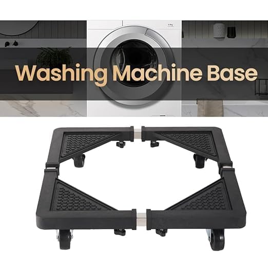 Multifunctional Movable Base Stand for Washing Machines & Refrigerators