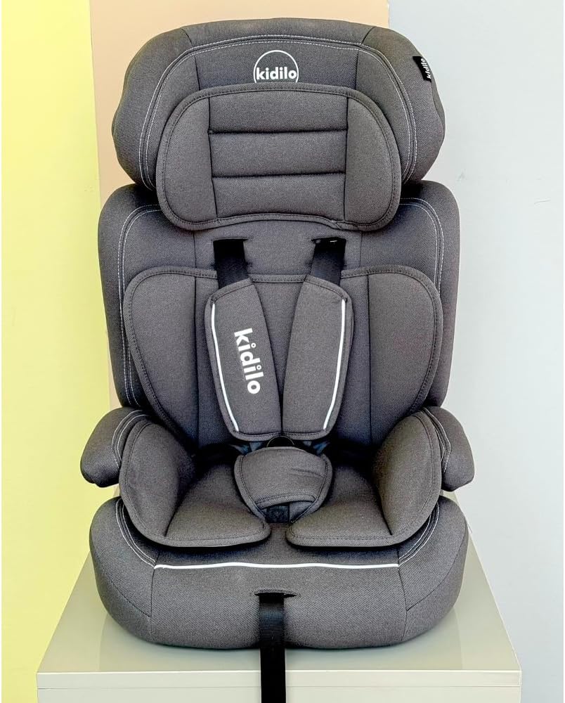 Fantastic-Kids-Toys Kidilo Car Seat Booster Seat | 5-Point Harness, Group 1-2-3 (9-36kg), Adjustable Headrest, ECE R44/04 Certified | Up to 12 Years