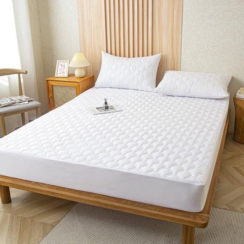 Quilted Mattress Protector - Waterproof Fitted Bed Cover for Stain & Spill Protection