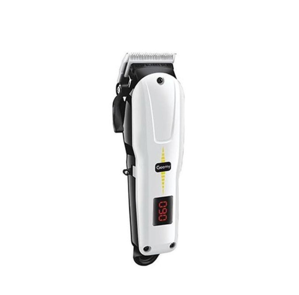 Geemy Rechargeable Hair Clipper – Stainless Steel Blades, Taper Control, 2000mAh Battery, 3-4hr Cordless Use
