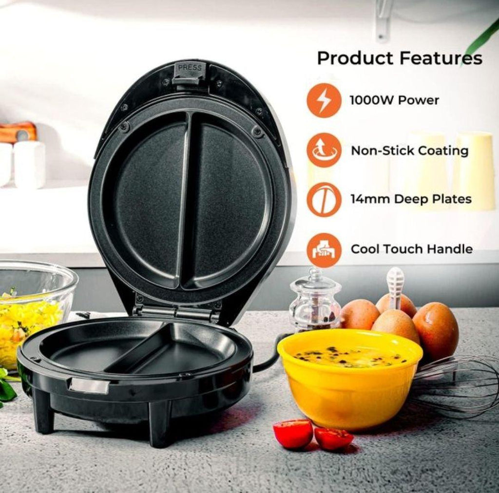 Geepas 1000W Omelette Maker GOM36535 – The Ultimate Egg Cooker - LIFE STORES UGANDA