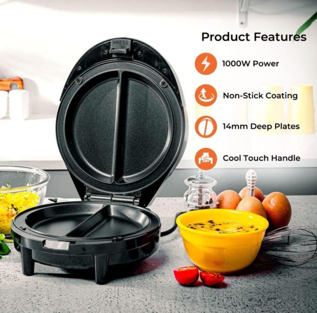 Geepas 1000W Omelette Maker GOM36535 – The Ultimate Egg Cooker - LIFE STORES UGANDA