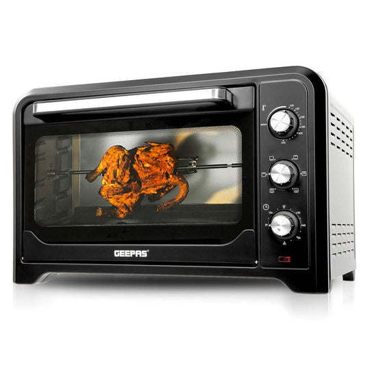 Geepas 42L Electric Oven with Rotisserie (GO4450) | 2000W Power, Multi-Function Cooking & Adjustable Temperature - LIFE STORES UGANDA