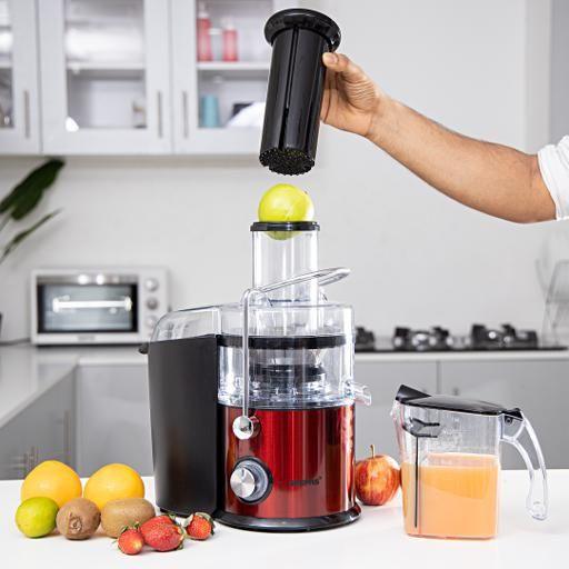 Geepas GJE5437 800W Centrifugal Juicer – High-Power Juice Extractor with 2.2L Pulp Container - LIFE STORES UGANDA