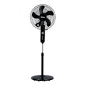 Geepas 16″ Stand Fan, 5 AS Blades, 60W Motor, GF9488 | Overheat Protection | Horizontal Oscillation | Piano Buttons | 128 Ribbed Grills | Ideal for Home, Office, 2 years warranty