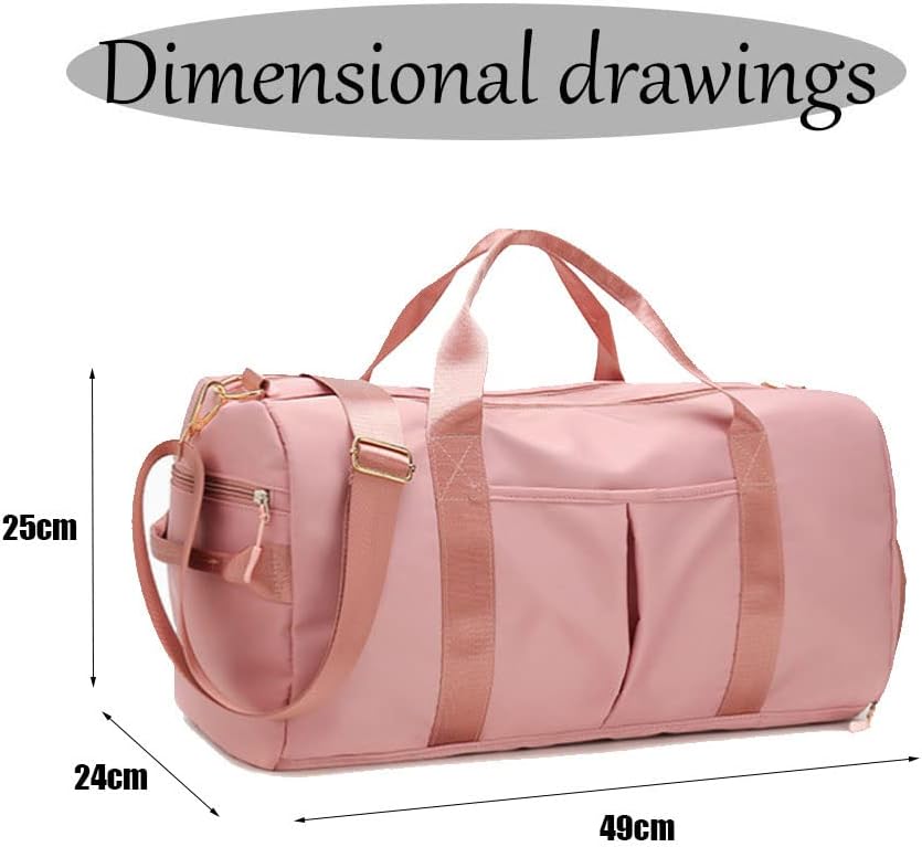 Gym Bag with Shoe Compartment | Waterproof Sports, Travel Duffle Bag for Men & Women