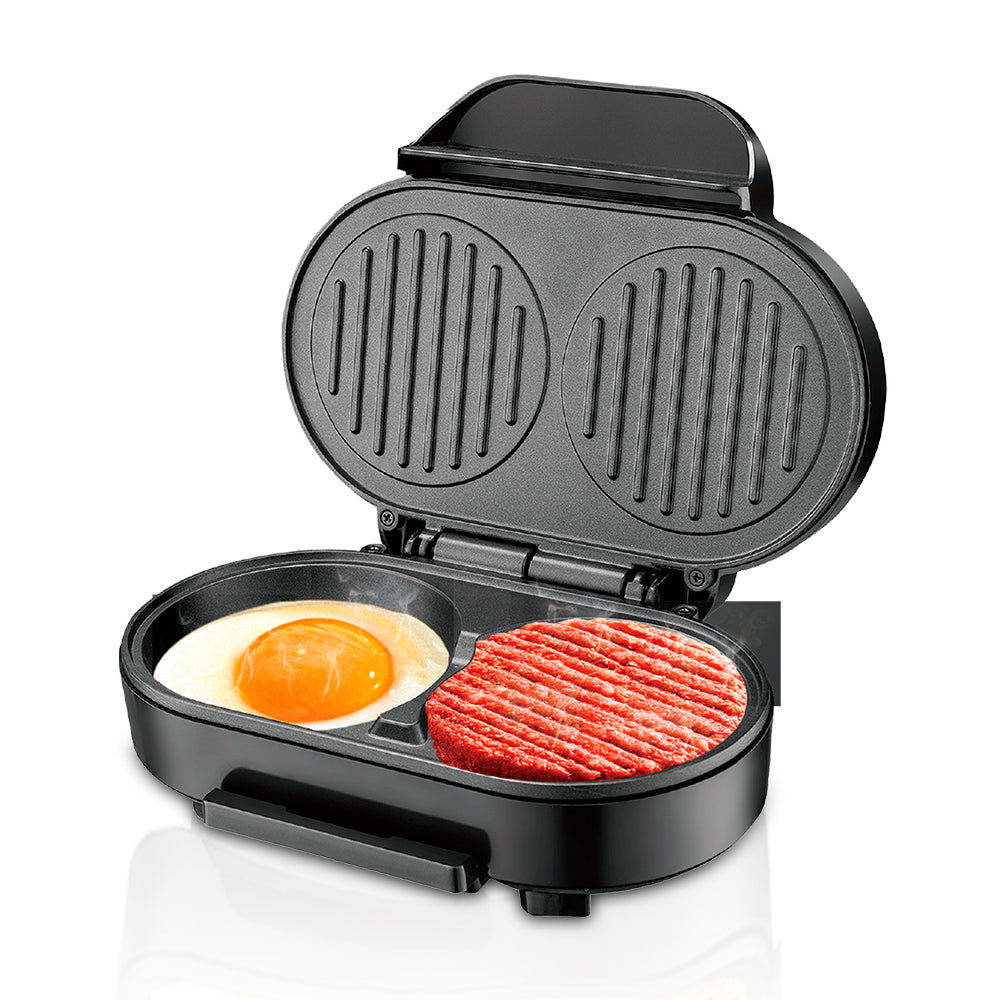Electric Egg Frying Pan & Hamburger Maker – RAF R.253 | 1000W Non-Stick | Multifunctional Breakfast & Snack Cooker