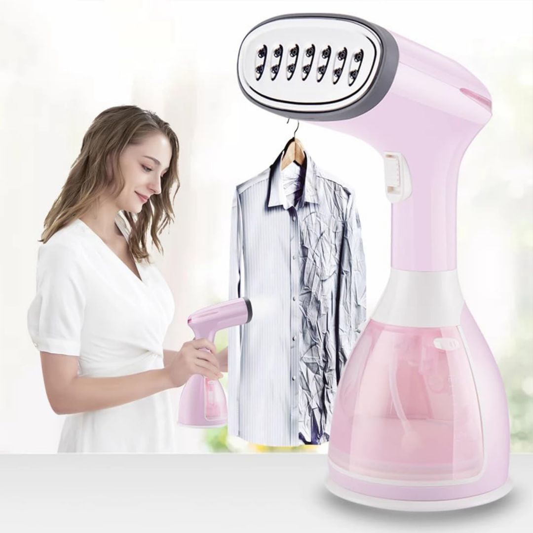 Handheld Garment Steamer – 1500W Fast Heat, Portable Steam Iron, Quick Wrinkle Removal