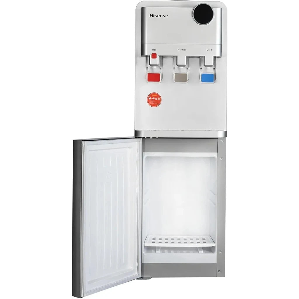 Hisense 3-Taps Water Dispenser with 12L Storage Cabinet - H96WDTS3S2 (Hot, Cold & Normal Water)