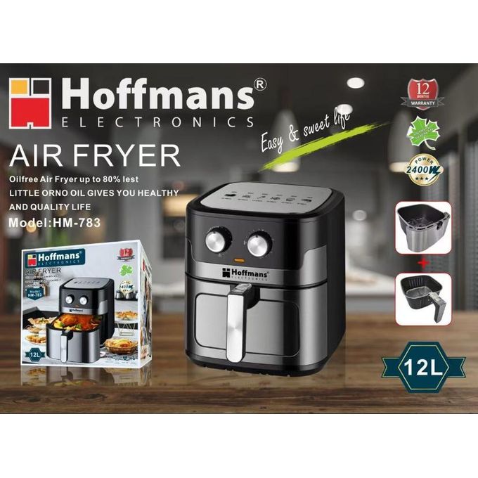 Hoffmans 12L Digital Air Fryer Oven | Large Capacity for Family Cooking