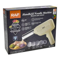 RAF Handheld Noodle Machine – Model R.3101 | Cordless, USB Rechargeable, 5 Pasta Molds | 200g in 20 Sec