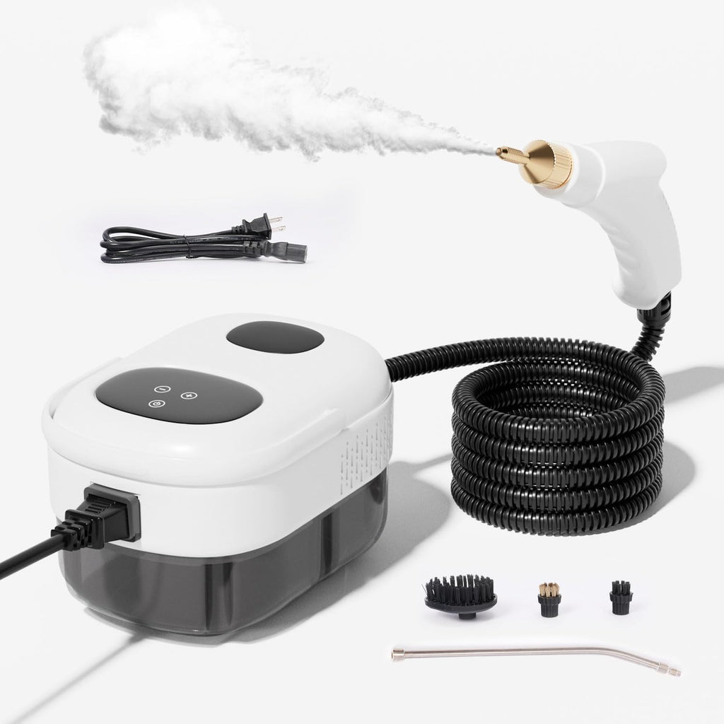 2500W Handheld Steam Cleaner | 15-Second Heat-Up, 1100ml Tank