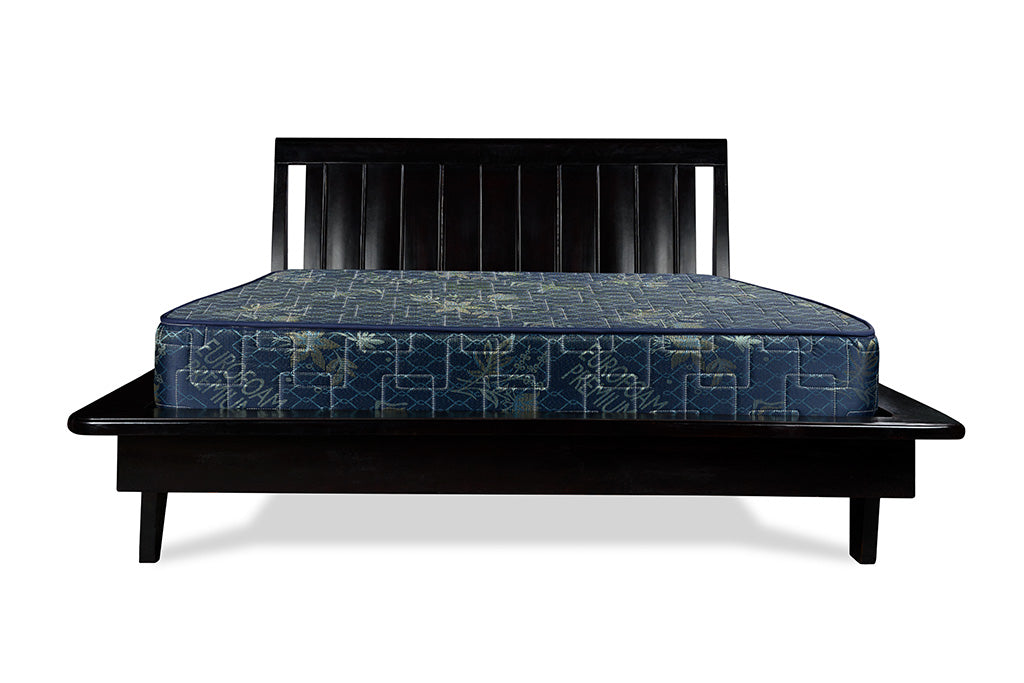 Euro foam High Density Quilted Mattress Blue Green - 6x6ft 6-Inch, 25 Density Foam with Premium Jacquard Fabric, Quilted & Tape Edge