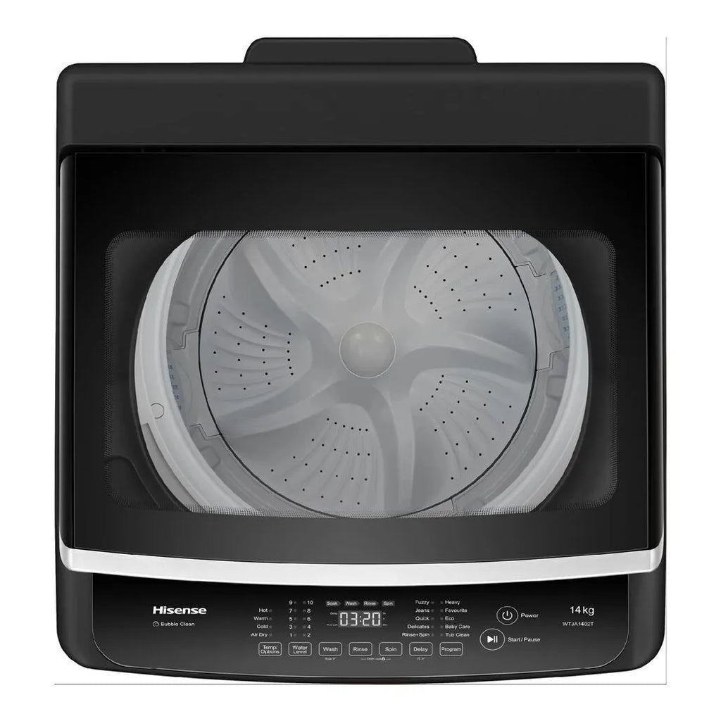 Hisense 14kg Top Load Automatic Washing Machine | Model WTJA1402T (Grey)