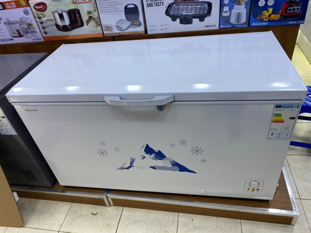 Hisense 550L A++ Chest Freezer | FC-55DD4SA (White/Grey)