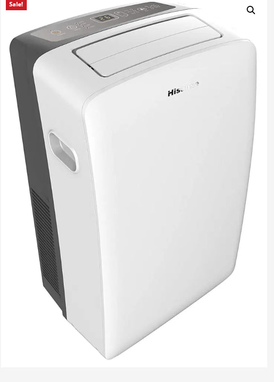Hisense 12,000 BTU Portable Air Conditioner with Plasma Purification & Remote (Cooling, Fan & Dehumidifier)