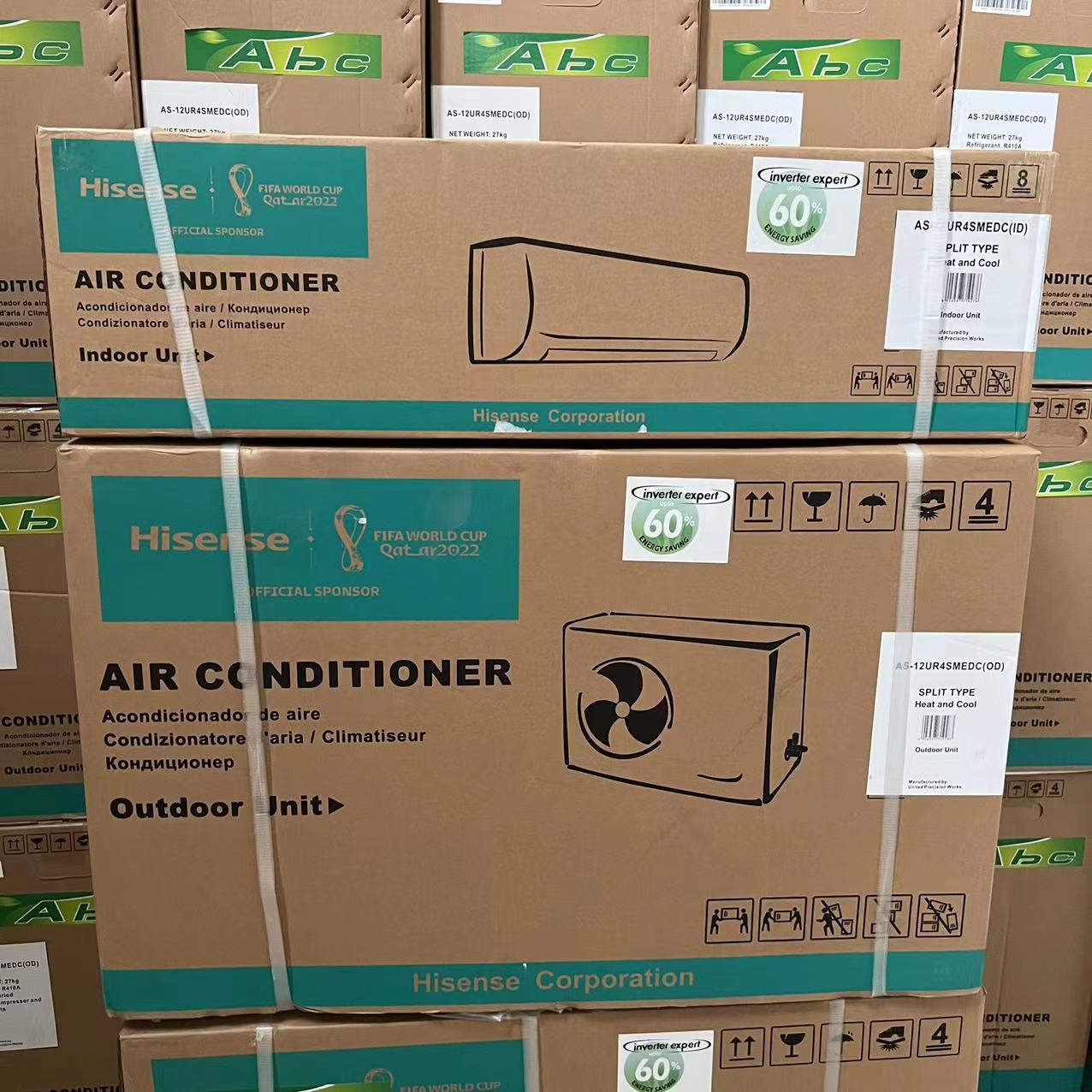 Hisense 12000 BTU Wall Split Air Conditioner with Plasma Purification - AS-12CR4SVDTG02 (Inverter Cooling & Heating)