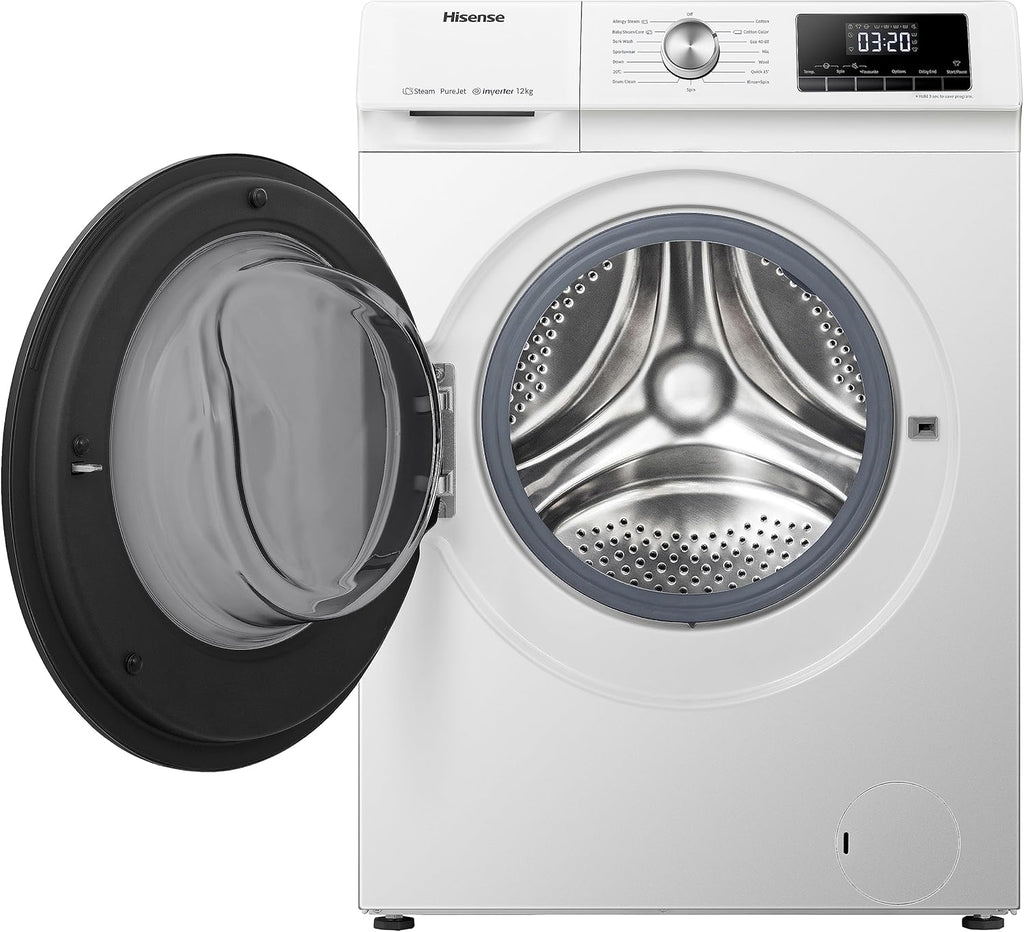 Hisense 12kg A+++ Front Load Washing Machine | WF3Q1242BT (Silver)
