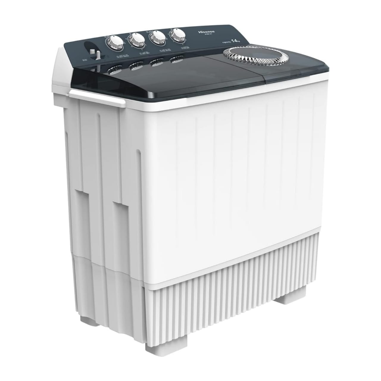 Hisense 14kg Twin Tub Washing Machine WSBE141 – Semi Automatic, High Spin, Energy Saving