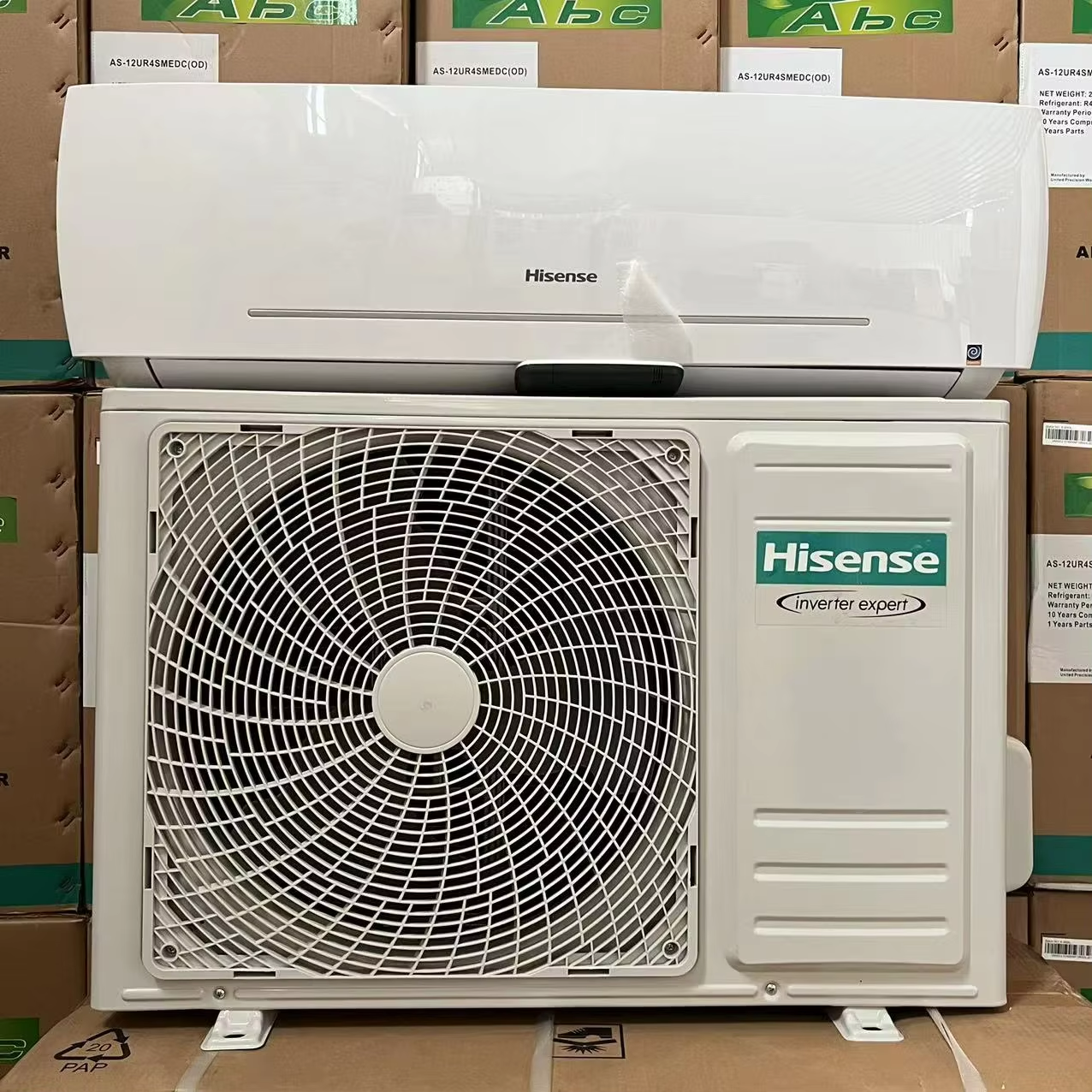 Hisense 18000 BTU Wall Split Air Conditioner with Plasma Purification - AS-18HR4SMATG01 (Cooling Only, R410A)