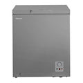 Hisense 180L Chest Freezer – Deep Freezer (Net 136L) with 24hr Cold Retention, Quick Freeze, Mechanical Thermostat & Low Noise – Grey (3 Years Warranty)