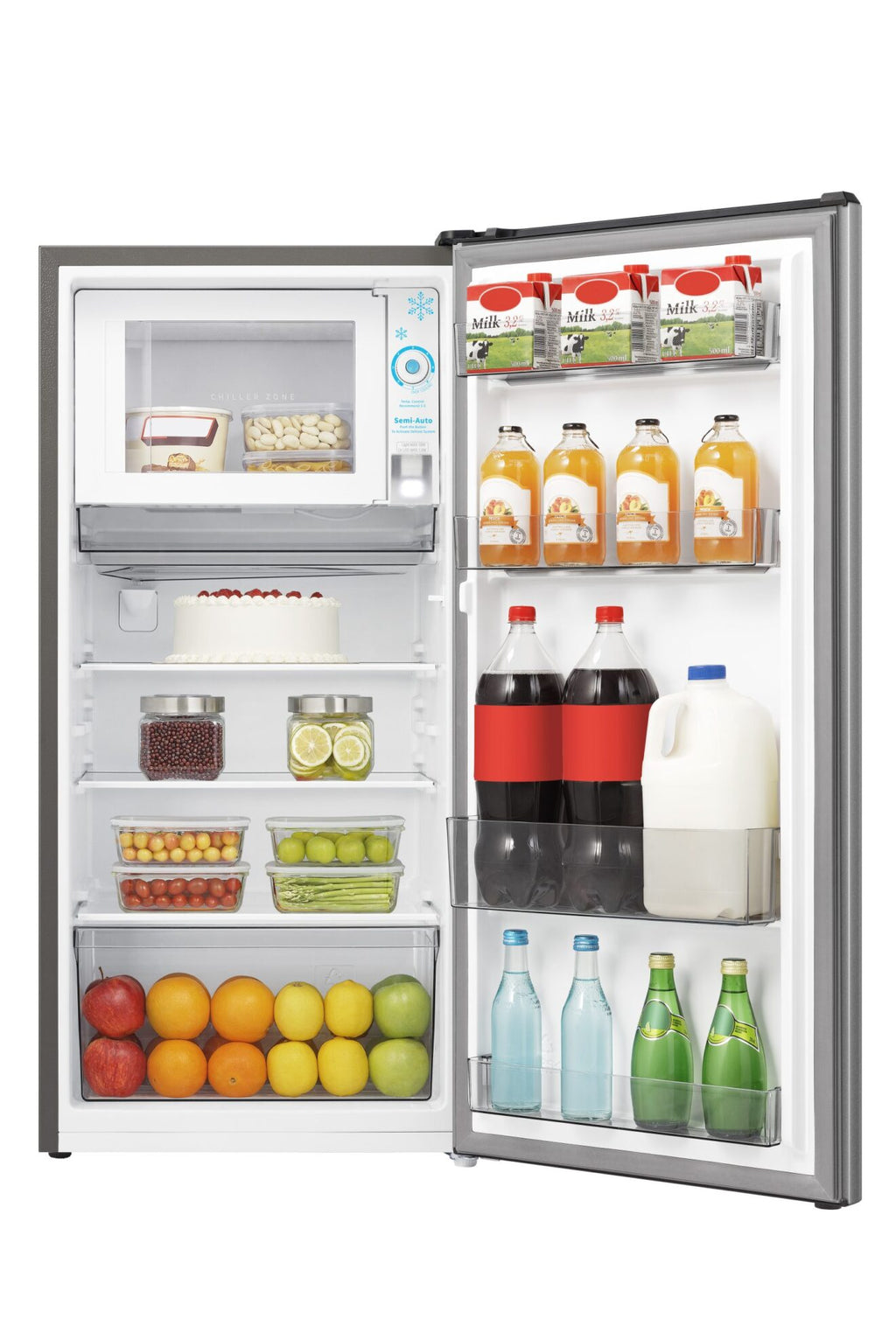 Hisense 195L Single Door Refrigerator | RR195D4AGS (Silver)