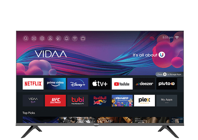 Hisense 58A6H UHD 4K VIDAA Smart TV – 58 Inch, Dolby Vision, 120Hz Ultra Motion, Game Mode Plus - LIFE STORES UGANDA