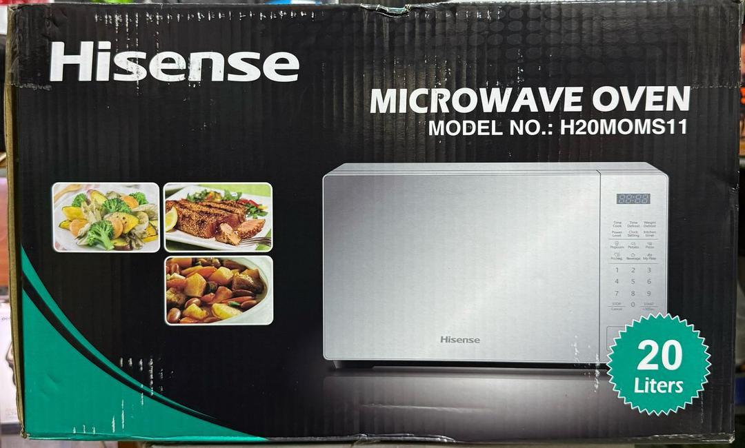 Hisense 20L Silver Microwave Oven H20MSOS (2025 Model)