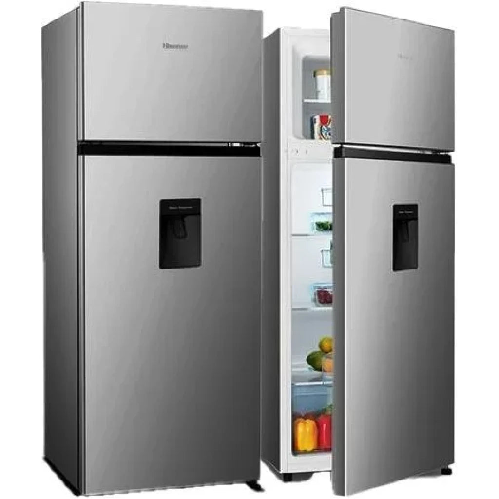 Hisense 270L Top Mount Double Door Refrigerator with Water Dispenser | RD-27DR (Silver)