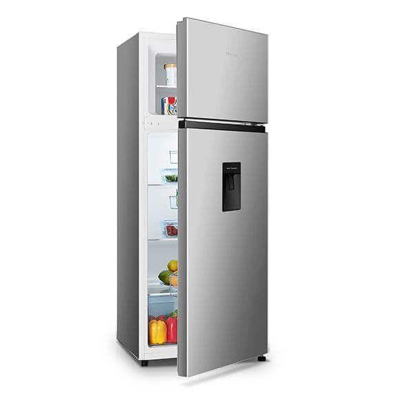 Hisense 270L 2-Door Top Freezer Refrigerator with Water Dispenser – RD-27DR (Silver) - LIFE STORES UGANDA