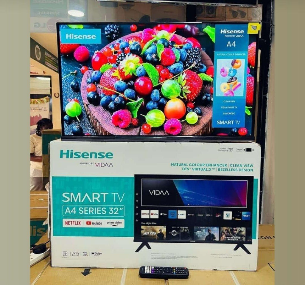 Hisense 32-inch Class A4 Series (32A4) Full HD Smart LED TV – Smart Entertainment with VIDAA OS & Dolby Atmos - LIFE STORES UGANDA
