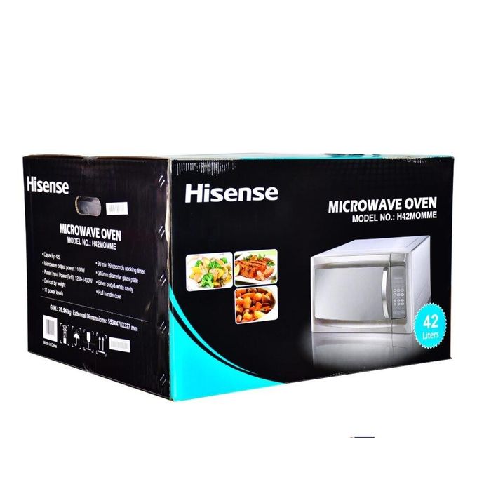 Hisense 42L Digital Microwave with Grill | H42MOMME (Silver)