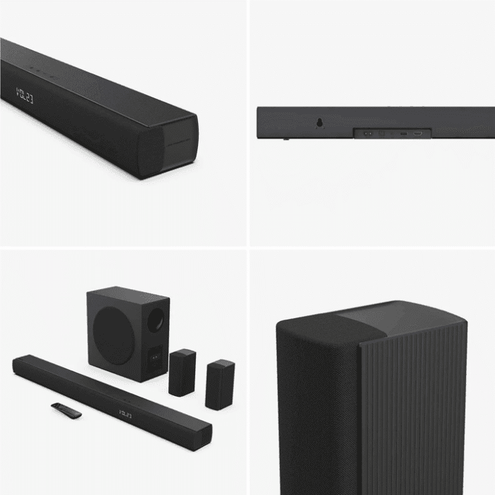 Hisense AX5100Q 5.1 Channel Soundbar with Wireless Subwoofer & Rear Speakers - 580W (Dolby Atmos, DTS:X, Bluetooth 5.3)