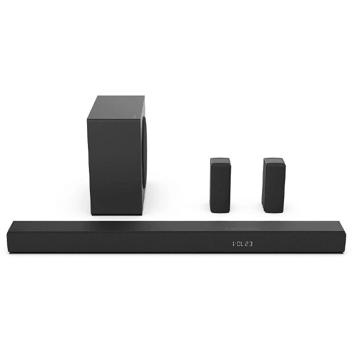 Hisense AX5100Q 5.1 Channel Soundbar with Wireless Subwoofer & Rear Speakers - 580W (Dolby Atmos, DTS:X, Bluetooth 5.3)