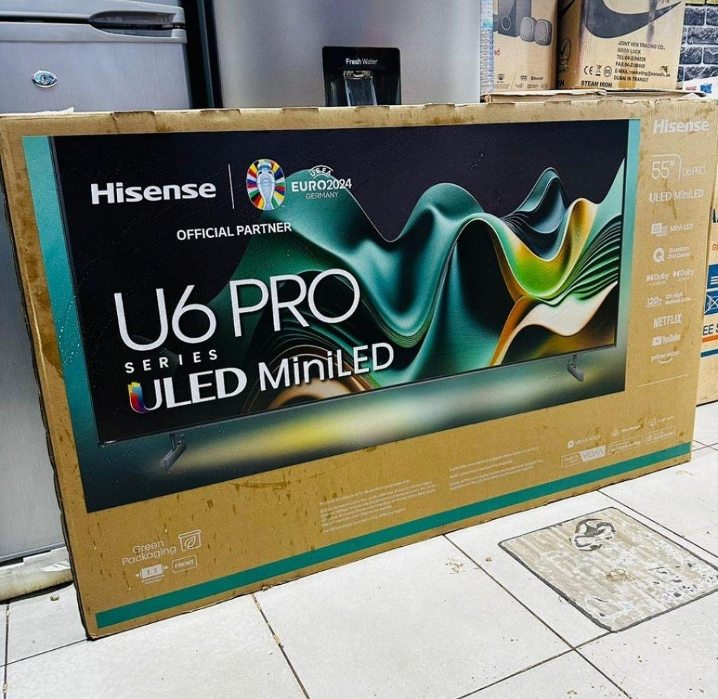 Hisense 55-inch U6N Pro Mini-LED ULED 4K Smart TV – Stunning Clarity & Ultra-Smooth Performance - LIFE STORES UGANDA
