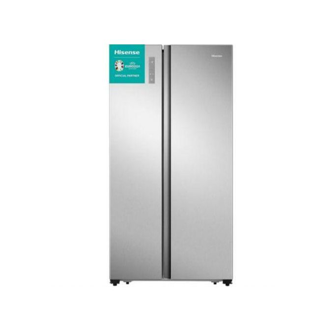 Hisense 560L Fridge; RC-56WS4S2 Side By Side Door Frost Free Refrigerator – Silver (3YRs WRTY)