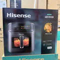 Hisense H06AFBS2S3 6.7L Digital Air Fryer 1350W LED Touch Control 10 Presets Rapid Air Technology Matte Black