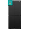 Hisense 610L Side-By-Side Fridge RQ610N4AB1 – 4 Door Frost Free Refrigerator – Black  3YEARS WARRANTY