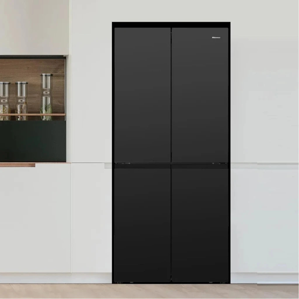 Hisense 610L Side-By-Side Fridge RQ610N4AB1 – 4 Door Frost Free Refrigerator – Black  3YEARS WARRANTY
