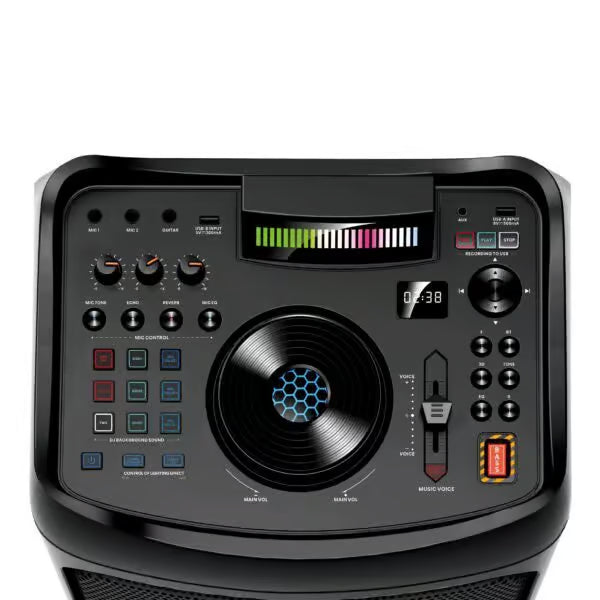 Hisense HP300 400W DJ Party Speaker with RGB Lights & Karaoke - Wireless Bluetooth