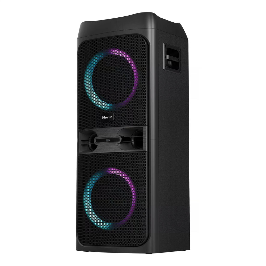 Hisense HP300 400W DJ Party Speaker with RGB Lights & Karaoke - Wireless Bluetooth