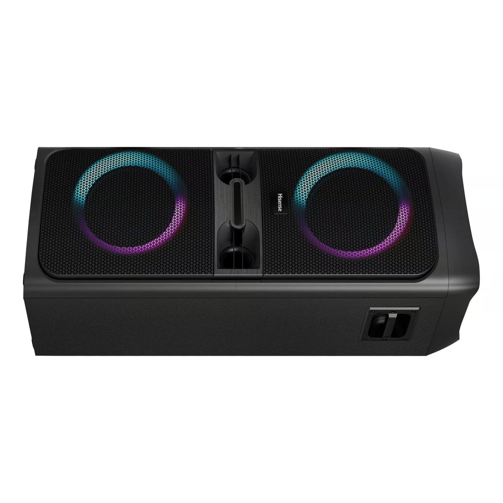 Hisense HP300 400W DJ Party Speaker with RGB Lights & Karaoke - Wireless Bluetooth