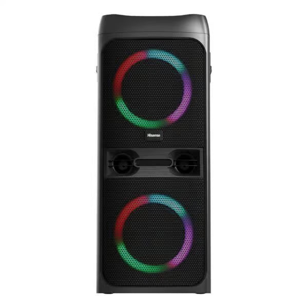 Hisense HP300 400W DJ Party Speaker with RGB Lights & Karaoke - Wireless Bluetooth