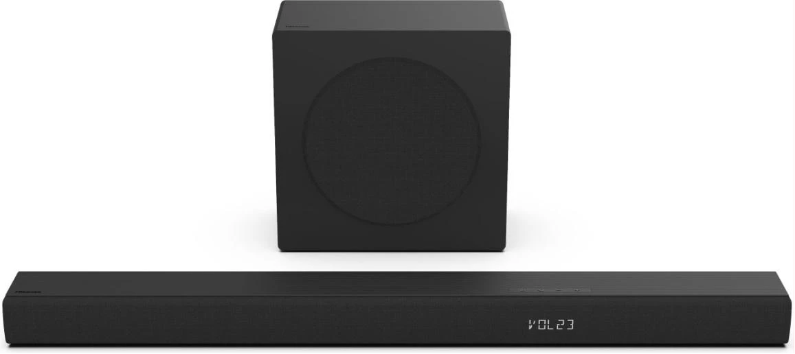 Hisense HS3100 3.1 Channel Soundbar with Wireless Subwoofer - 480W (Dolby Digital Plus, DTS Virtual:X, Bluetooth 5.3, HDMI ARC)