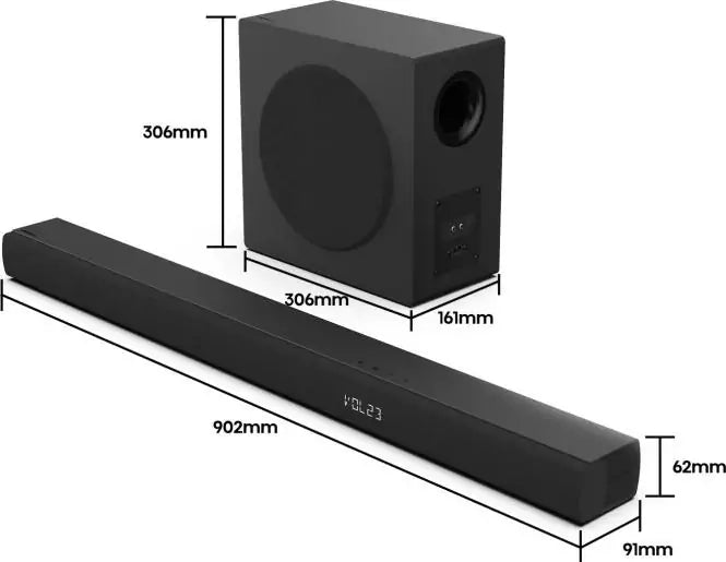 Hisense HS3100 3.1ch Soundbar | 480W with Wireless Subwoofer