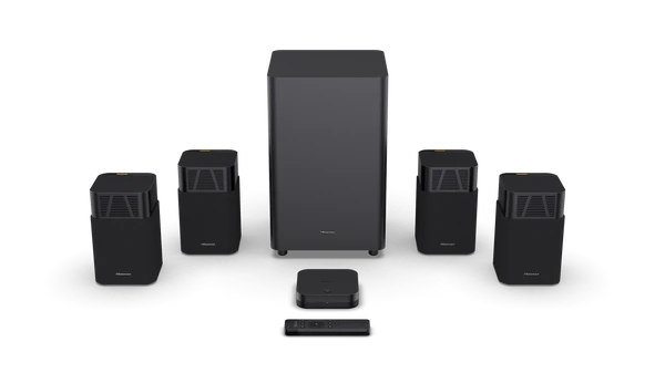 Hisense HT Saturn 4.1.2 Channel Soundbar with Wireless Subwoofer - 720W (Dolby Atmos, DTS:X, Tuned by Devialet, Bluetooth 5.3)