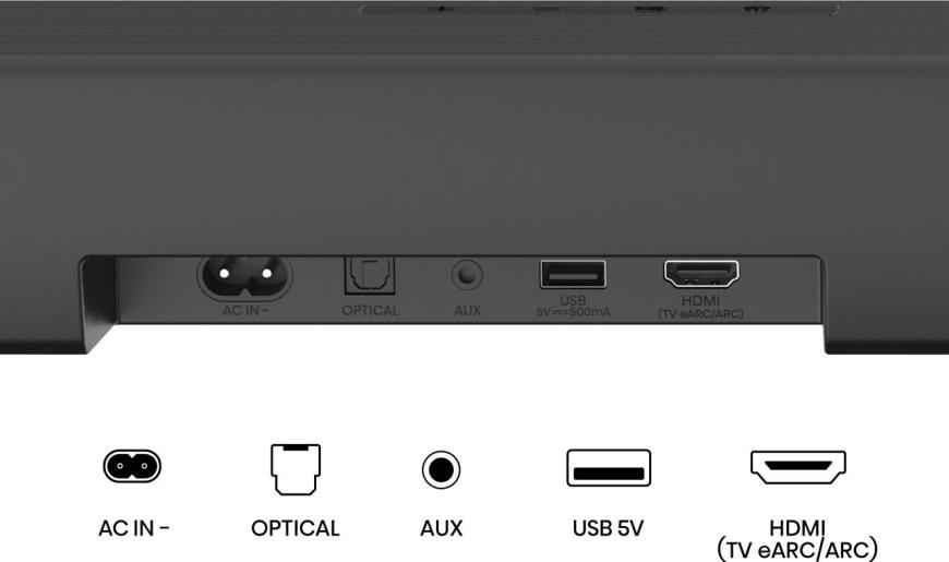 Hisense AX5100G 5.1ch Soundbar | 580W Peak with Dolby Atmos & Wireless Rear Speakers
