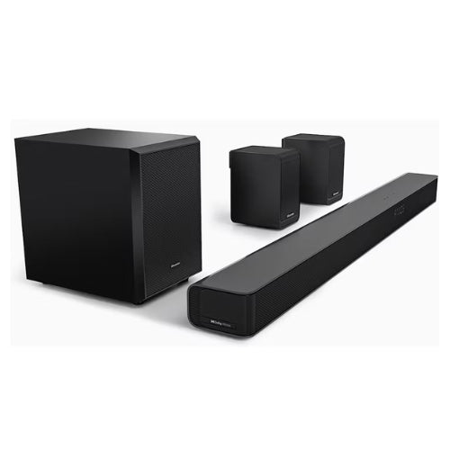 Hisense AX5100G 5.1ch Soundbar | 580W Peak with Dolby Atmos & Wireless Rear Speakers